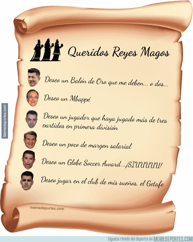 1152417 - La carta a los Reyes Magos del mundo del fútbol