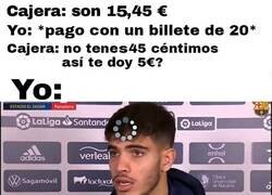 Enlace a Ahí me ha pillado, señora cajera