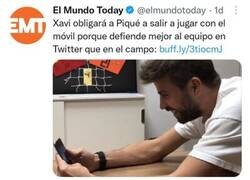 Enlace a Piqué esta siendo la burla del fútbol