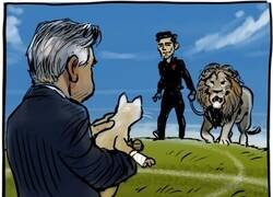 Enlace a Los leones contra el gato