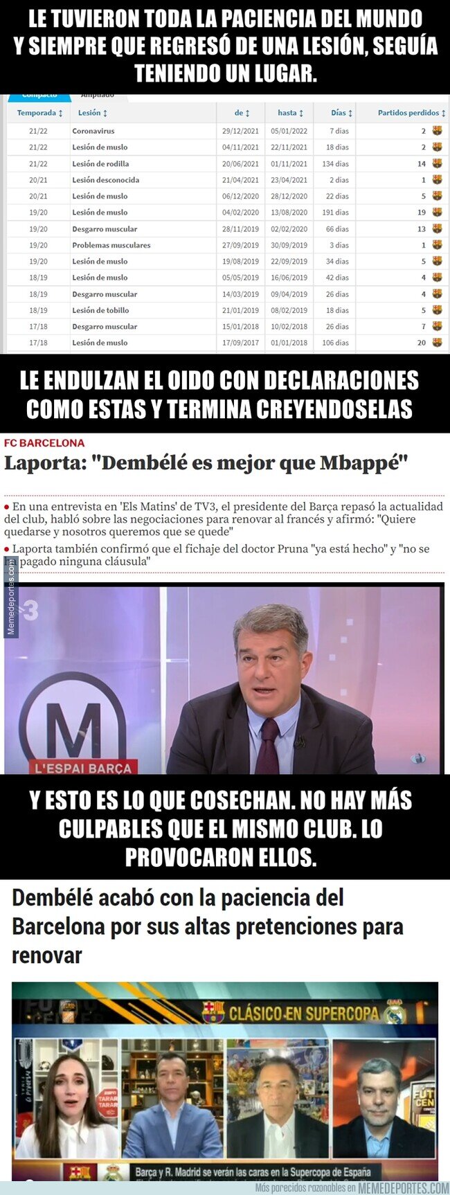 1153315 - Dembélé no es culpable de absolutamente nada