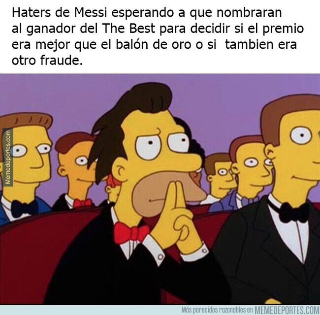 1153391 - La reputación del premio depende de él