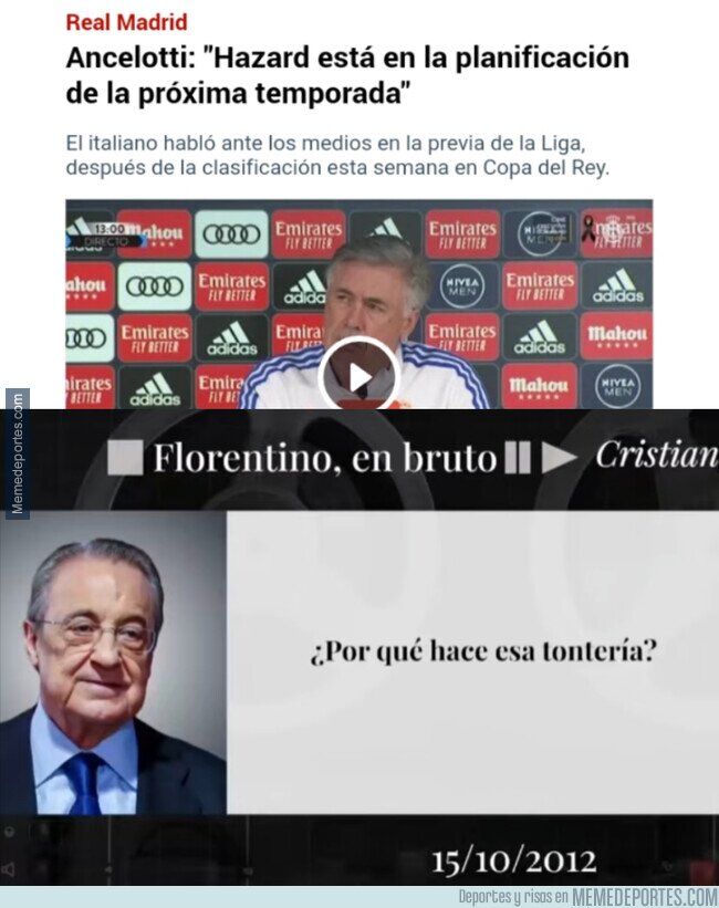 1153652 - Ancelotti cuenta con Hazard