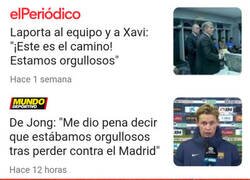 Enlace a El zasca de De Jong a Laporta