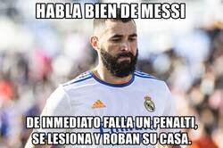 Enlace a Benzema no tuvo un bien fin de semana