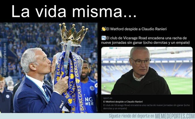 1153777 - Desde aquel hito, Ranieri no ha vuelto a ser el mismo