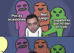 Enlace a La excusa perfecta para Xavi en Vitoria