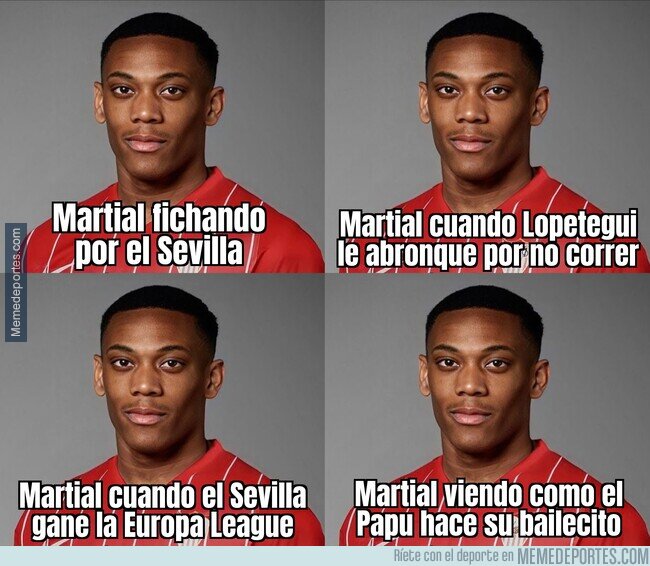1153843 - El Sevilla ficha a Martial, el 'expresivo'