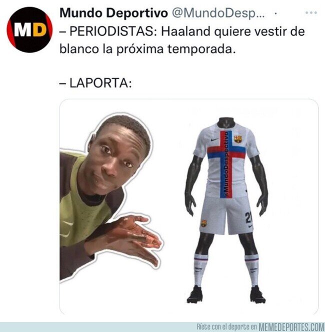 1153858 - Haaland quiere vestir de blanco