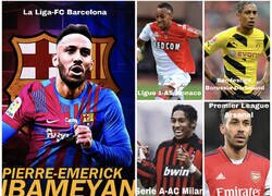 Enlace a Pierre Emerick Aubameyang se convierte en el único jugador en la historia que ha pasado por las 5 grandes ligas