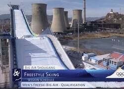 Enlace a Olímpicos de invierno en Beijing: Ponen la pista de ski al lado de una central nuclear. Como le pega...