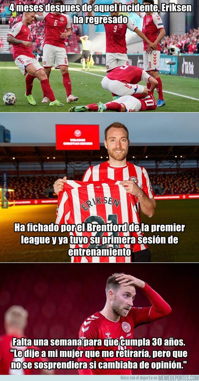 1154675 - Christian Eriksen regresa al fútbol
