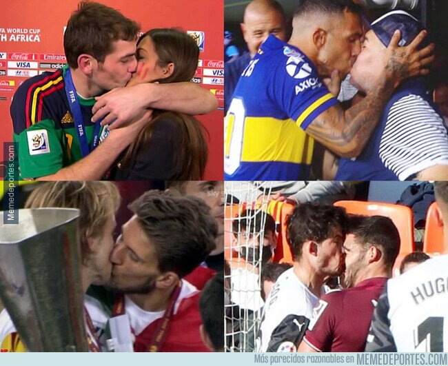 1154687 - Besos recordados en el mundo del fútbol