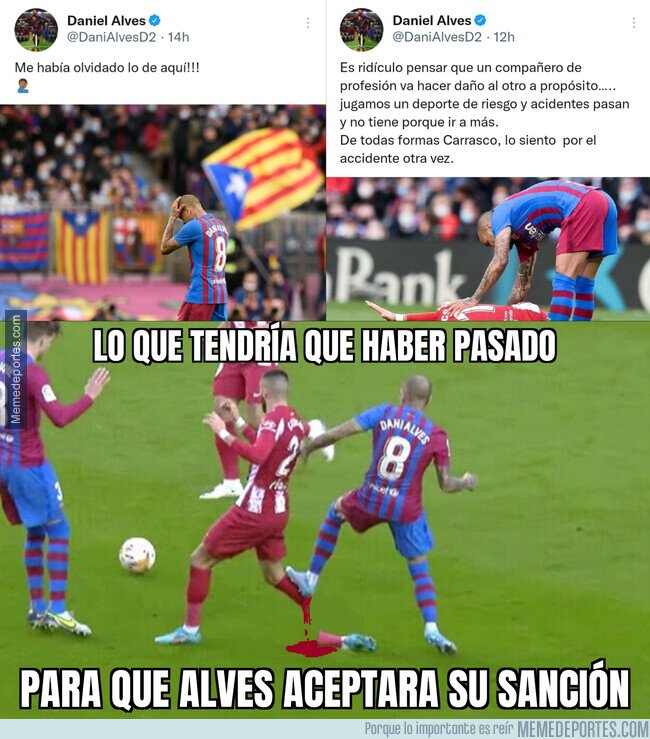 1154750 - Alves responde a sus dos partidos de sanción