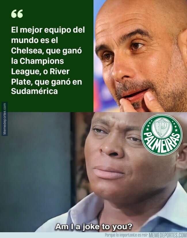 1154800 - Guardiola no acertó al actual campeón de la Libertadores