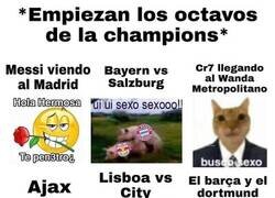 Enlace a Empiezan los octavos de Champions