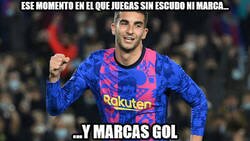 Enlace a Ferrán Torres jugó sin escudo y...