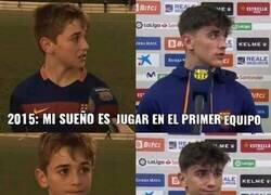 Enlace a La vida es sueño y los sueños, sueños son. Gavi el del Barça