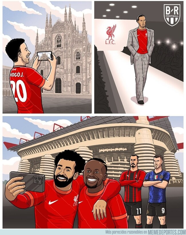 1155406 - El Liverpool, en Milán como en casa