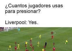 Enlace a La presión del Liverpool