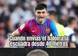 Enlace a Para un gol lejano que marca...