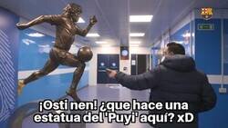 Enlace a Xavi llegando al Diego Armando Maradona