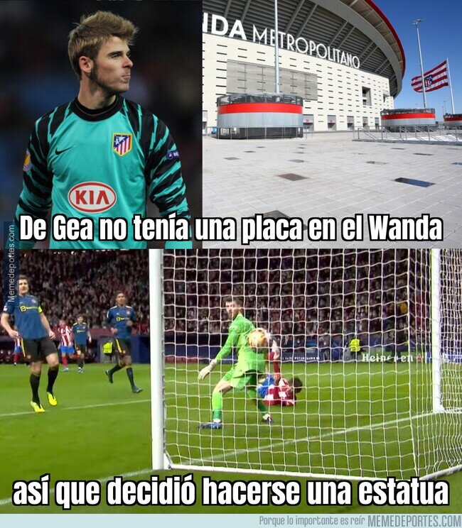 1155729 - De Gea quería su homenaje en el nuevo estadio