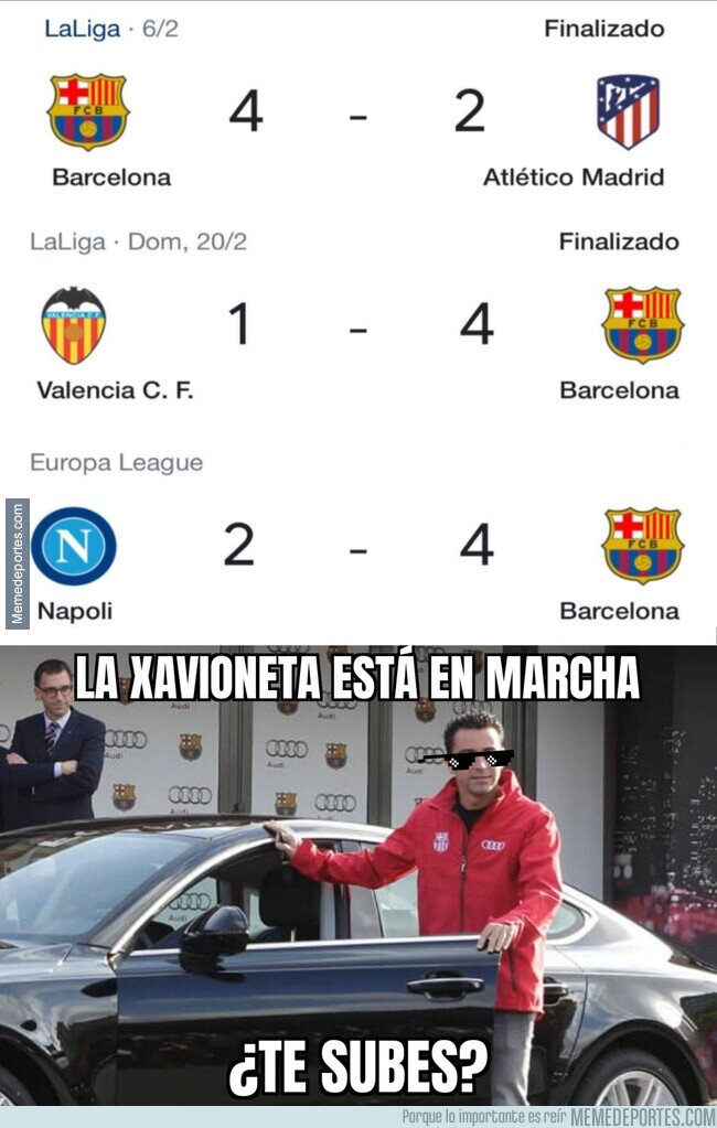 1155800 - Los de Xavi van de cuatro en cuatro