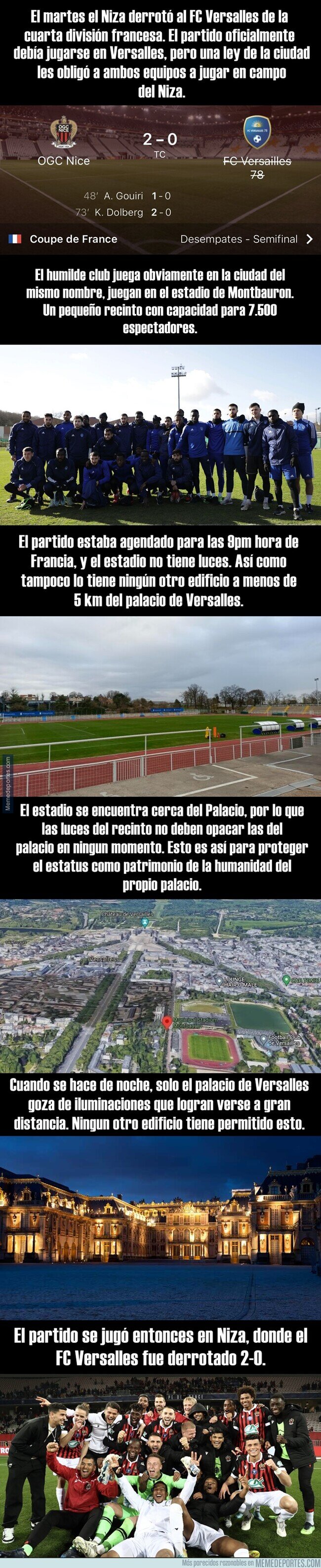 1156109 - El FC Versalles no puede jugar partidos de local de noche