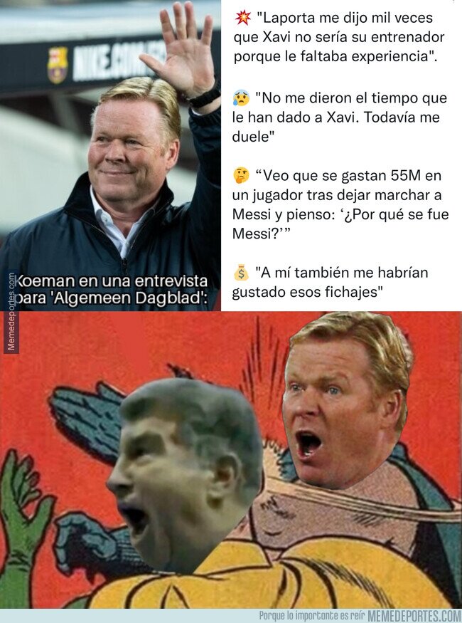 1156150 - Koeman se ha quedado a gusto rajando de Laporta