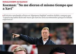 Enlace a Koeman habla como si hubiera estado en el Barça dos semanas