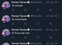 Enlace a La inocencia de Ferrán Torres en su época adolescente descuadra con lo que estamos acostumbrados a ver