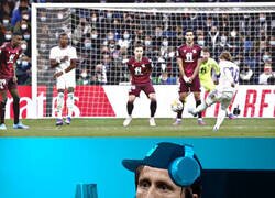 Enlace a Modric solo se divierte sobre el campo