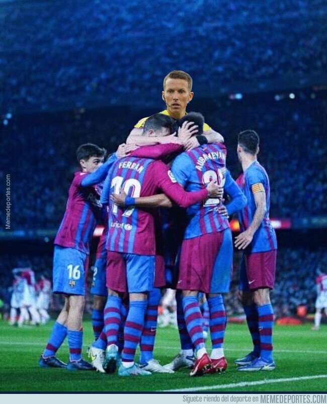 1156397 - Gran celebración del Barça en su sufrida victoria