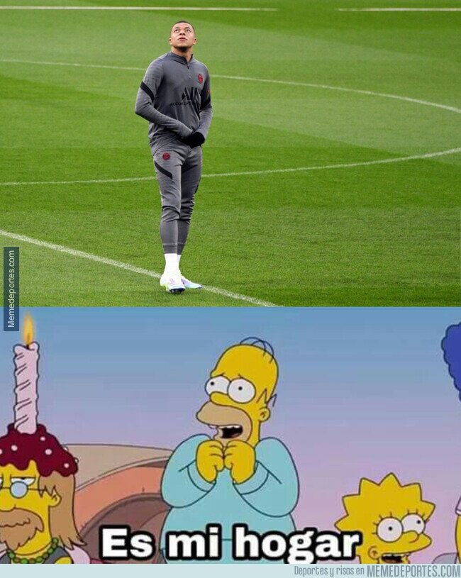 1156529 - Mbappé contemplando el Bernabéu