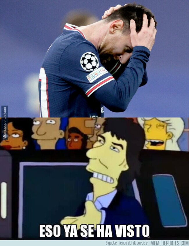 1156813 - Messi acabó cabizbajo en Champions... un año más