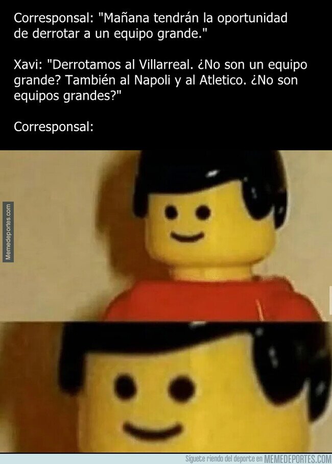 1157416 - Xavi deja descolocado a un periodista con esta respuesta.