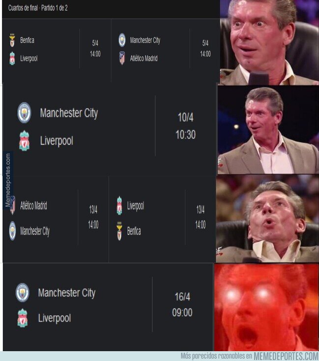 1157495 - Ojito al calendario de Liverpool y Manchester City