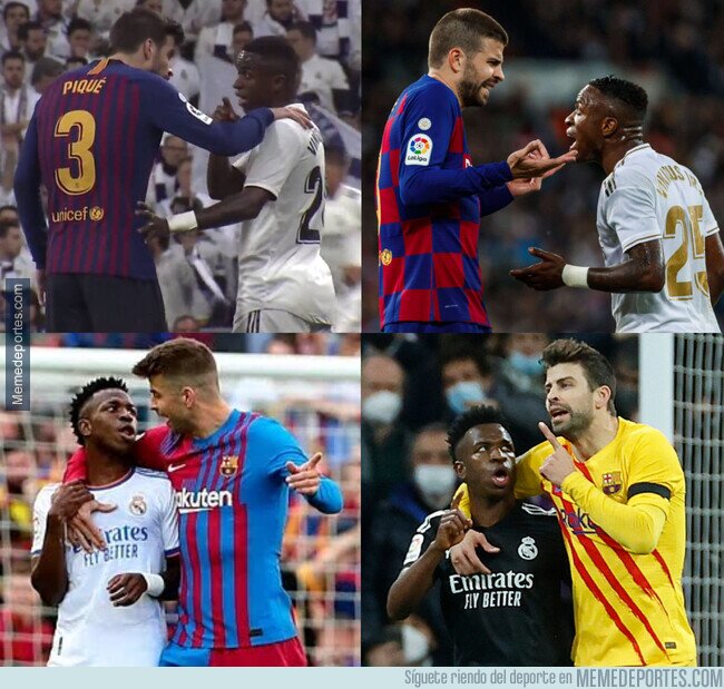 1157555 - Las charlas entre Piqué y Vinicius ya son todo un 'Clásico'