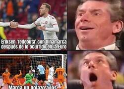 Enlace a Increíble lo de Christian Eriksen
