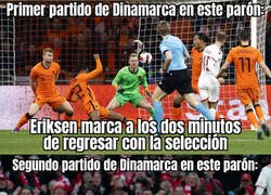 Enlace a Eriksen no pudo tener un mejor regreso con su selección