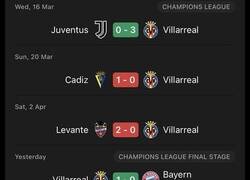Enlace a Ahora el Villarreal solo cuaja en Champions