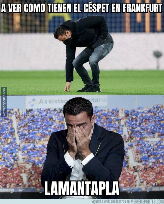 1158646 - Xavi llegando al Waldstadion