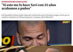 Enlace a Si Xavi hubiera dejado fuera de Europa a Alves en otra época