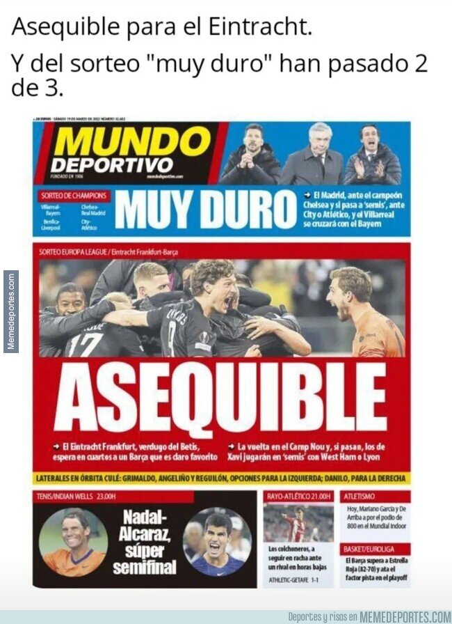 1159391 - Otra portada de Mundo Deportivo para la posteridad