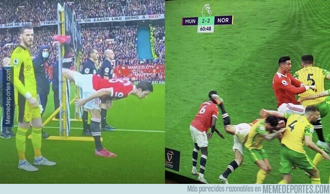1159426 - Maguire practicando como lesionar a Pogba