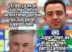 Enlace a Ancelotti contestó a Xavi