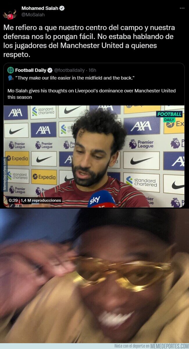 1159771 - Salah tuvo que salir a explicar que el United NO se las puso fácil. Imagina el nivel...