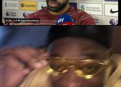 Enlace a Salah tuvo que salir a explicar que el United NO se las puso fácil. Imagina el nivel...