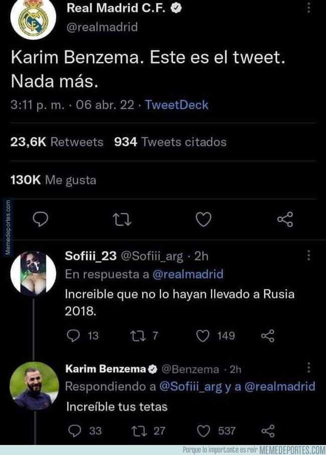 1160276 - Benzema, depredador fuera y dentro del campo